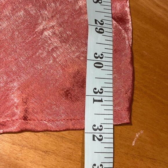 Altar'd State Anniston Cowl Neck Satin Cami Mini‎ Dress Red Salmon XS NWT - Picture 10 of 10